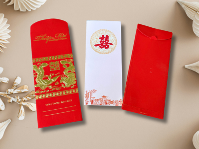 Túi Nhung Song Hỷ Rồng Phụng nổi TV-25